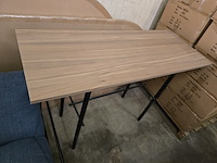 1x bartafel met houten blad 140x55x94h - afbeelding 2 van  6