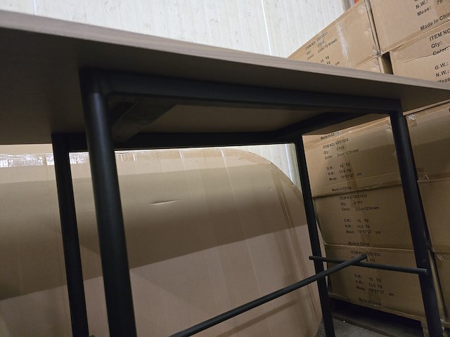 1x bartafel met houten blad 140x55x94h - afbeelding 4 van  6