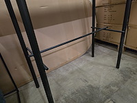 1x bartafel met houten blad 140x55x94h - afbeelding 5 van  6