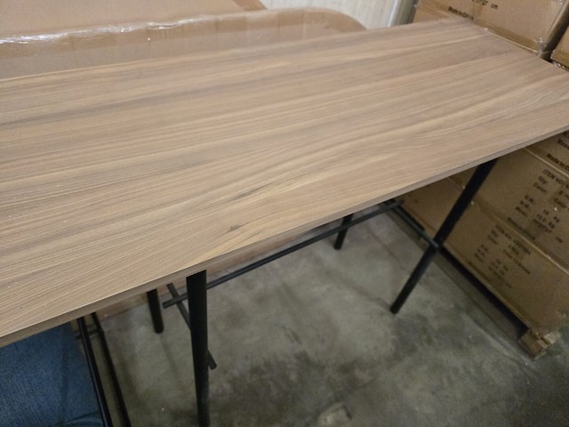 1x bartafel met houten blad 140x55x94h - afbeelding 6 van  6