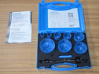 1x bi-metal holesaw kit yphs13k/gnl, 12 piece kit - afbeelding 3 van  5