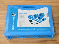 1x bi-metal holesaw kit yphs13k/gnl, 12 piece kit
