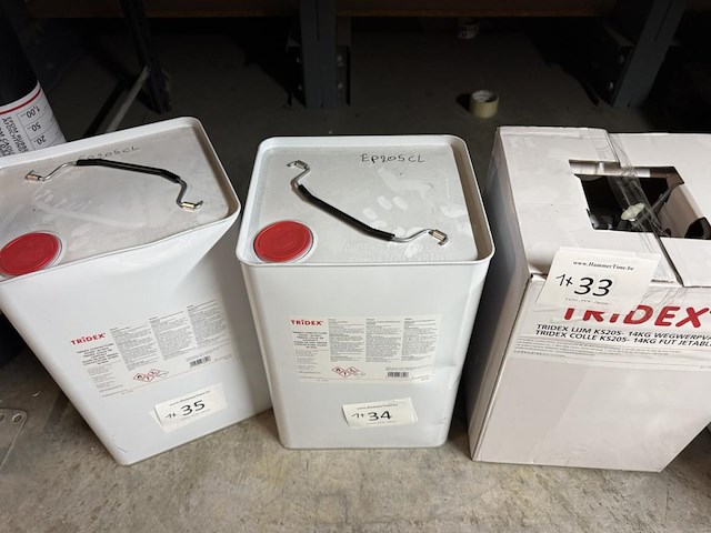 1x bidon tridex contactlijm ks205 20,5kg - afbeelding 2 van  3