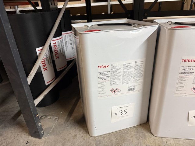 1x bidon tridex contactlijm ks205 20,5kg - afbeelding 1 van  3