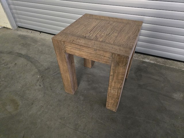 1x bijzettafel teak - afbeelding 1 van  3