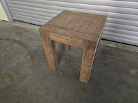 1x bijzettafel teak - afbeelding 1 van  3
