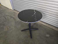 1x bistro keramiek nero zwart rond 68cm - afbeelding 5 van  6