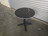 1x bistro keramiek nero zwart rond 68cm - afbeelding 5 van  6