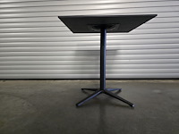 1x bistro keramiek nero zwart vierkant 70cm - afbeelding 4 van  7