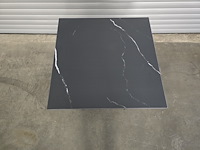 1x bistro keramiek nero zwart vierkant 70cm - afbeelding 2 van  7