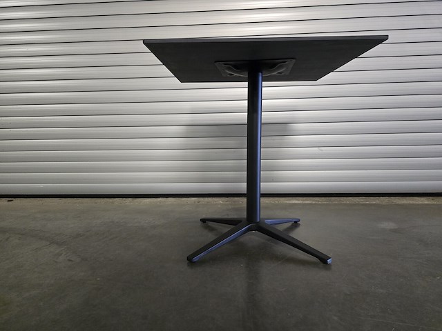 1x bistro keramiek nero zwart vierkant 70cm - afbeelding 4 van  7