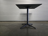 1x bistro keramiek nero zwart vierkant 70cm - afbeelding 4 van  7