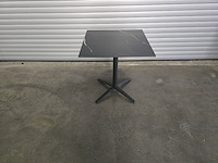 1x bistro keramiek nero zwart vierkant 70cm - afbeelding 3 van  7