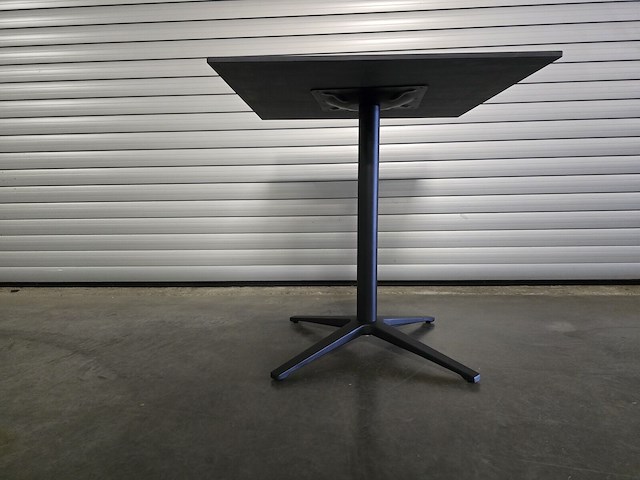 1x bistro keramiek nero zwart vierkant 70cm - afbeelding 4 van  7