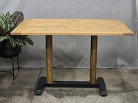 1x bistro tafel met zware poot 120x80x76h - afbeelding 1 van  7