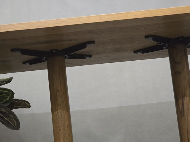 1x bistro tafel met zware poot 120x80x76h - afbeelding 3 van  7