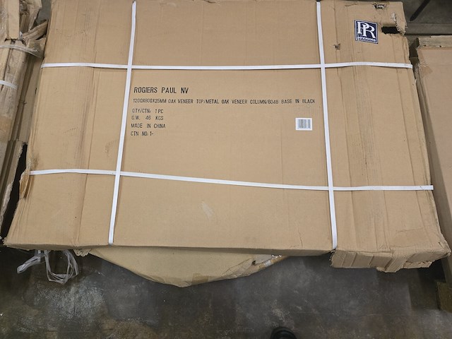 1x bistro tafel met zware poot 120x80x76h - afbeelding 7 van  7