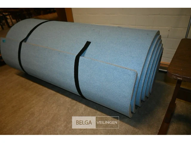 1x blauwe turnmat - afbeelding 3 van  4