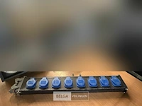 1x block, 8 schuko