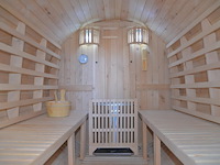 1x buitensauna barrel - afbeelding 4 van  8