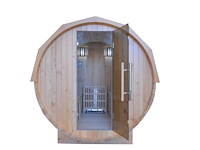 1x buitensauna barrel - afbeelding 7 van  8