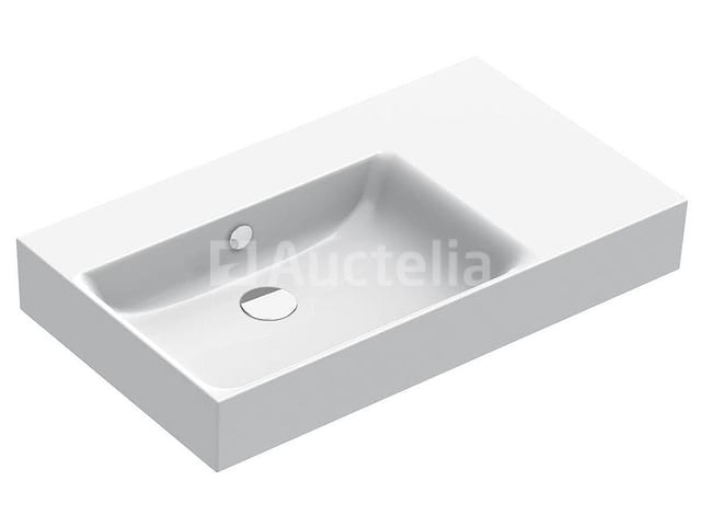 1x catalano premium 80 wall hung left basin - gloss white 180svpn00 - afbeelding 2 van  3