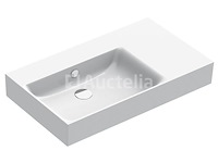 1x catalano premium 80 wall hung left basin - gloss white 180svpn00 - afbeelding 2 van  3