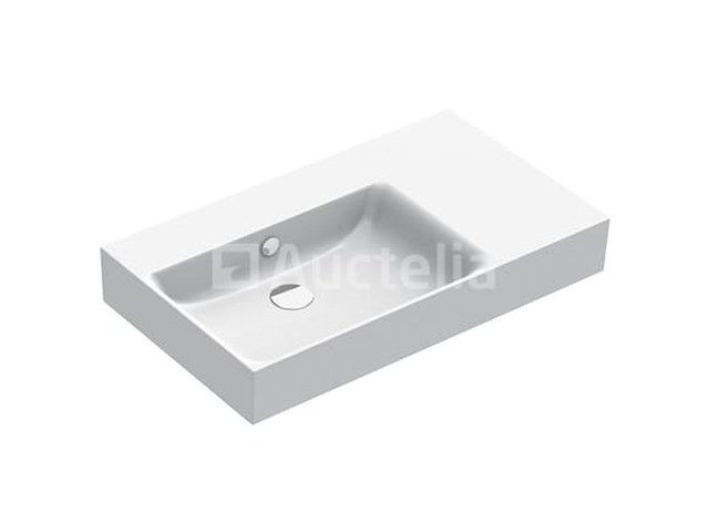 1x catalano premium 80 wall hung left basin - gloss white 180svpn00 - afbeelding 3 van  3