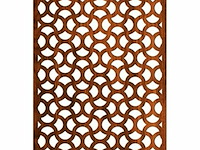 1x deco element ellipse 180x90cm cortenstaal - afbeelding 1 van  1