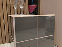 1x design brown tegeltafel handmade 31x31x31h - afbeelding 3 van  6