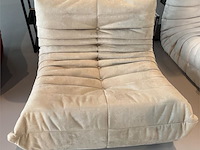 1x design fauteuil beige l - afbeelding 2 van  5