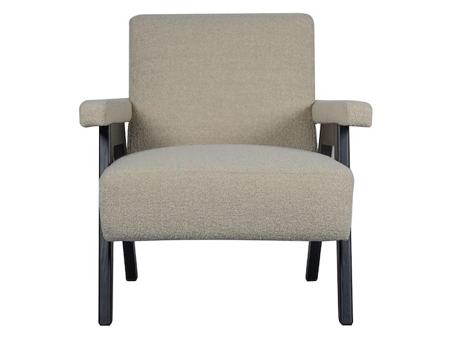 1x design fauteuil beige - afbeelding 2 van  5