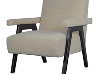 1x design fauteuil beige - afbeelding 1 van  5