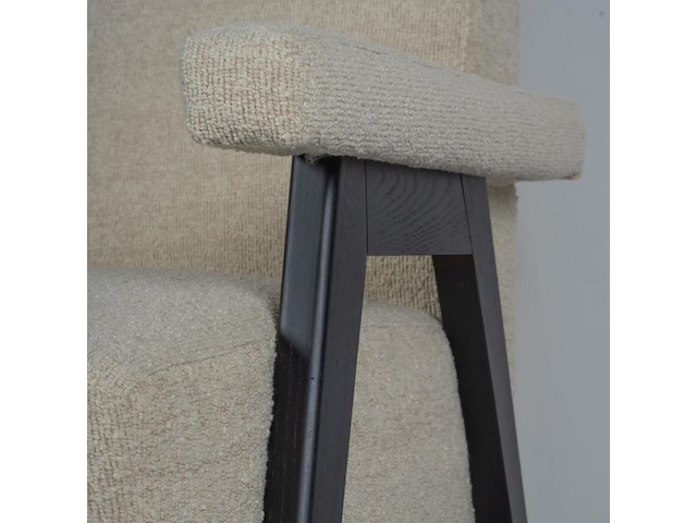 1x design fauteuil beige - afbeelding 4 van  5