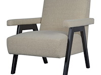 1x design fauteuil beige - afbeelding 1 van  5