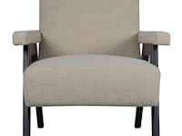 1x design fauteuil beige - afbeelding 2 van  5