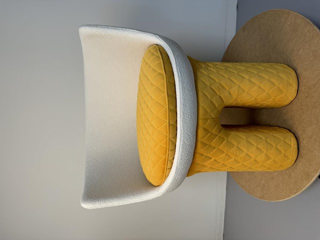 1x design fauteuil geel showroommodel - afbeelding 3 van  8