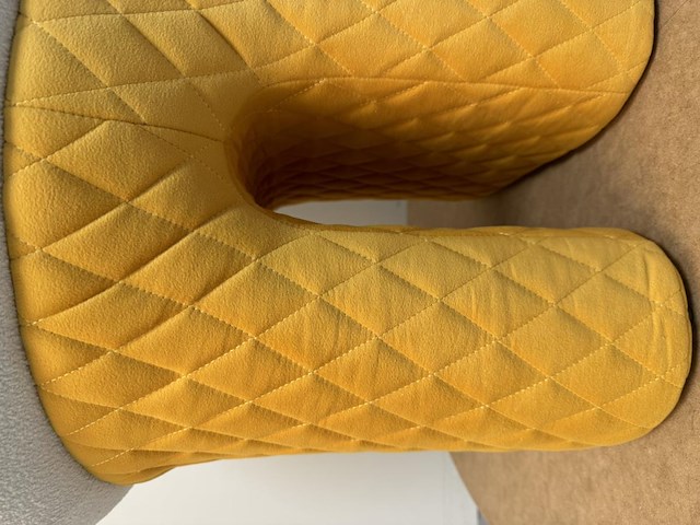 1x design fauteuil geel showroommodel - afbeelding 4 van  8