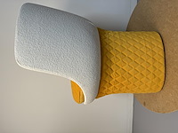 1x design fauteuil geel showroommodel - afbeelding 6 van  8