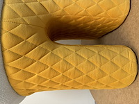 1x design fauteuil geel showroommodel - afbeelding 4 van  8