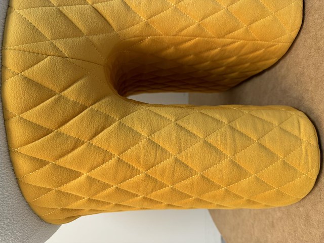 1x design fauteuil geel showroommodel - afbeelding 4 van  8