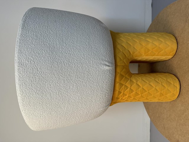 1x design fauteuil geel showroommodel - afbeelding 7 van  8