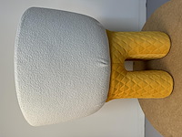 1x design fauteuil geel showroommodel - afbeelding 7 van  8