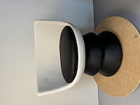 1x design fauteuil zwart