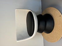 1x design fauteuil zwart