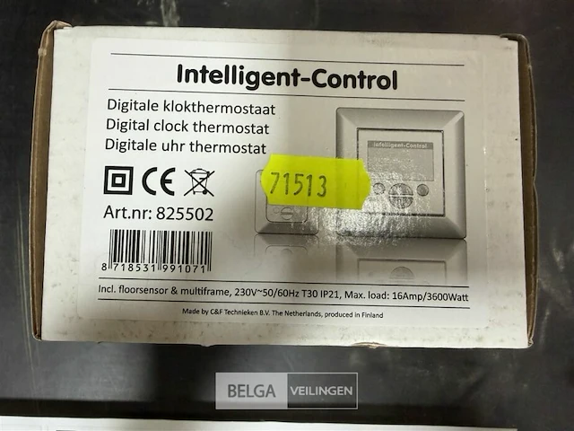 1x digitale klokthermostaat - afbeelding 2 van  2