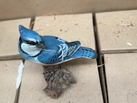 1x doos met ±24 st vogeltjes op stokje - afbeelding 2 van  3