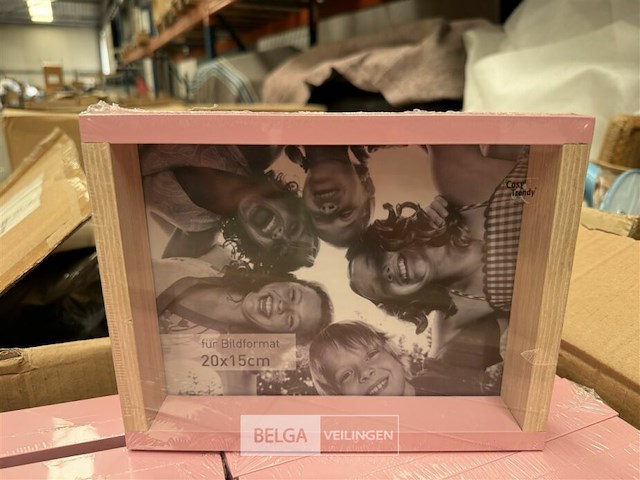 1x doos met fotokaders h20xb15 cm - afbeelding 1 van  2