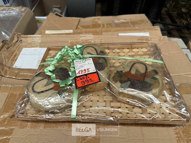 1x doos met kaarsen, glaswerk, geschenken - afbeelding 3 van  4