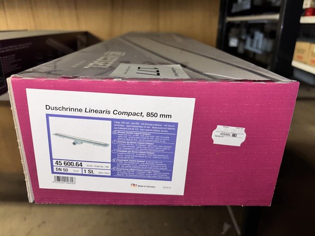 1x douchegoot 850mm - afbeelding 1 van  2
